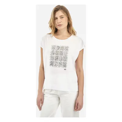 Tričko la martina woman t-shirt s/s 40/1 cotton optic white