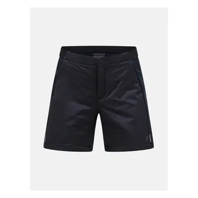 Šortky peak performance w insulated wind shorts black/grey melange