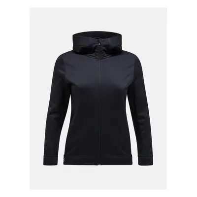 Mikina peak performance w rider tech zip hood black