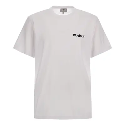 Tričko woolrich outdoor t-shirt bright white