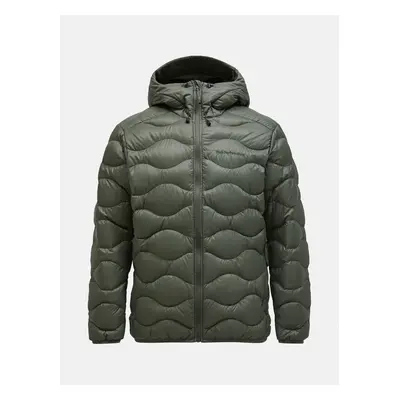 Bunda peak performance helium down hood jacket pine needle