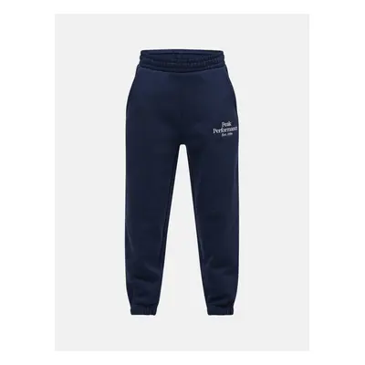 Tepláky peak performance jr original pants blue shadow