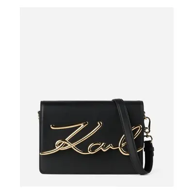 Kabelka karl lagerfeld k/signature md shoulderbag black/gold