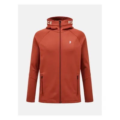 Mikina peak performance m rider zip hood spiced