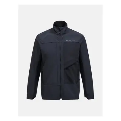 Bunda peak performance m windblock stretch jacket black/grey melange