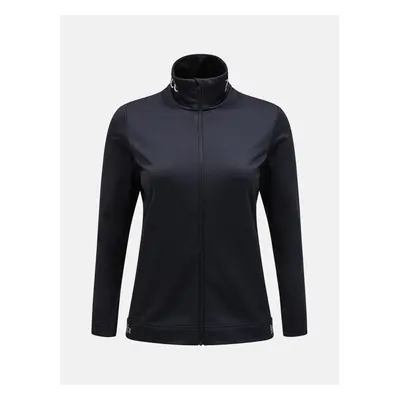 Mikina peak performance w rider tech zip jacket black