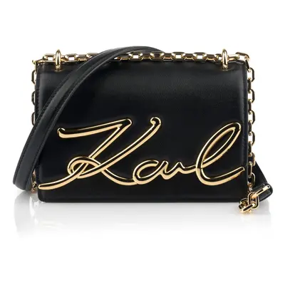 Kabelka karl lagerfeld k/signature sm shoulderbag black/gold