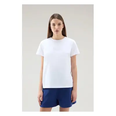 Tričko woolrich logo t-shirt bright white