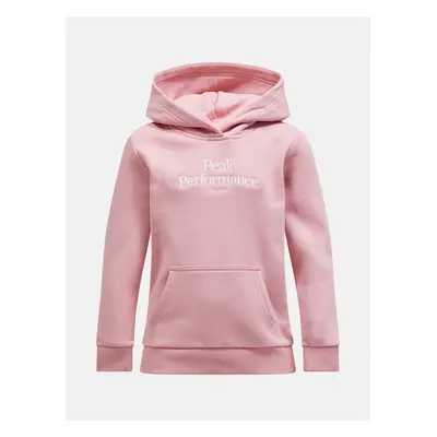 Mikina peak performance jr original hood warm blush