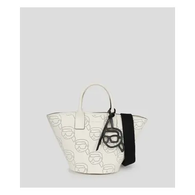 Kabelka karl lagerfeld k/ikonik 2.0 perforated tote off white