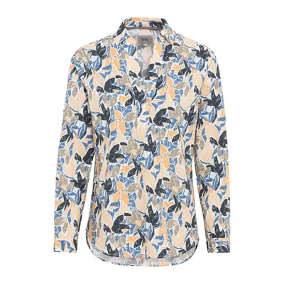 Halenka camel active blouse aop flowers