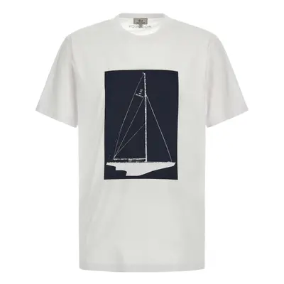 Tričko woolrich boat t-shirt bright white