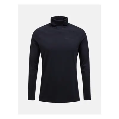 Termo prádlo peak performance magic rollneck black/grey melange