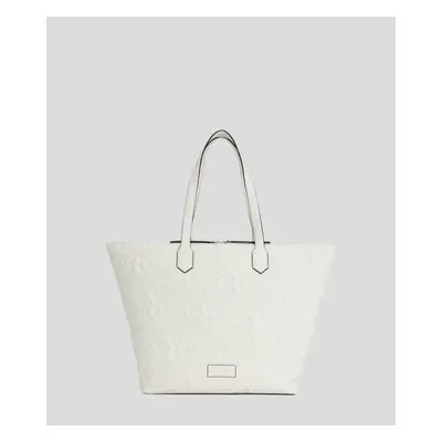 Kabelka karl lagerfeld k/essential kuilt lg tote off white