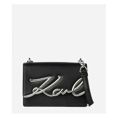 Kabelka karl lagerfeld k/signature sm shoulderbag black/nickel