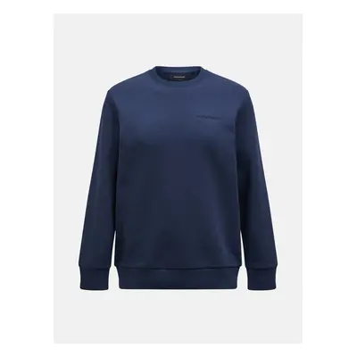 Mikina peak performance m original small logo crew blue shadow