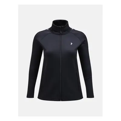 Mikina peak performance w rider zip jacket black