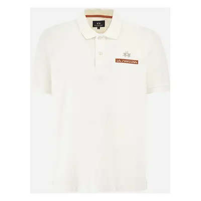 Polokošile la martina man polo s/s cotton piquet off white