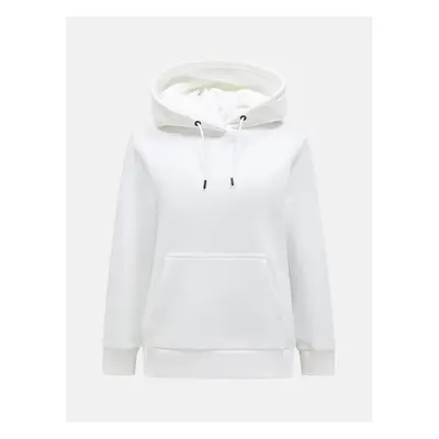 Mikina peak performance w original small logo hood offwhite