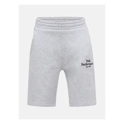 Šortky peak performance jr original shorts mel med grey melang