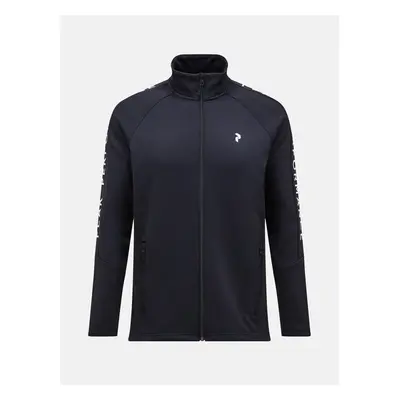 Mikina peak performance m rider zip jacket black