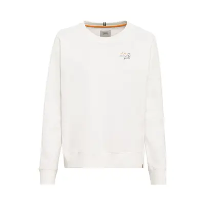 Mikina camel active sweat milk white