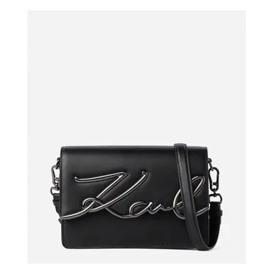 Kabelka karl lagerfeld k/signature md shoulderbag black/nickel