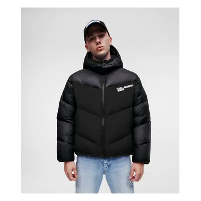 Bunda karl lagerfeld jeans klj puffer jacket black/black