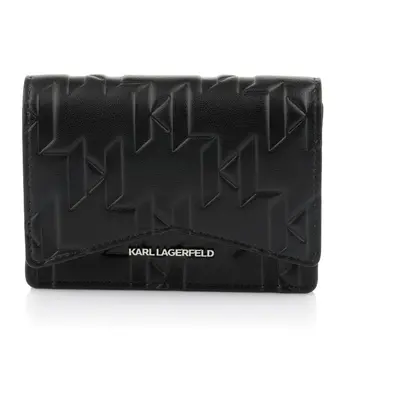 Peněženka karl lagerfeld k/seven element md flap wllt black