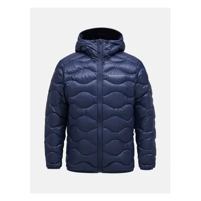 Bunda peak performance m helium down hood jacket blue shadow