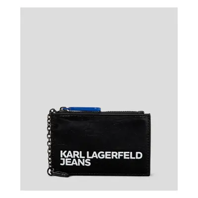 Pouzdro na platební karty karl lagerfeld jeans essential logo pouchette black