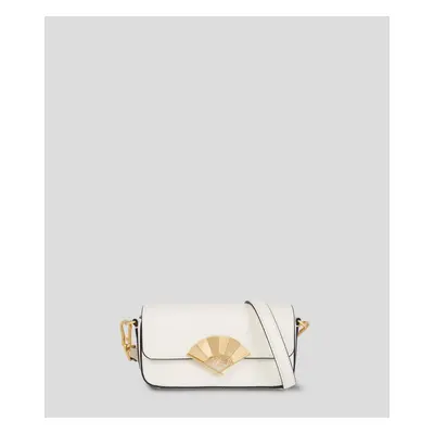 Crossbody karl lagerfeld k/signature fan sm crossbody off white