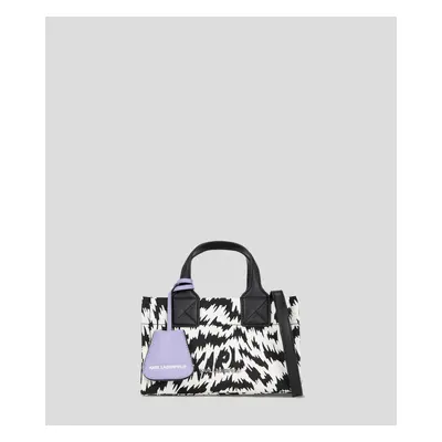 Kabelka karl lagerfeld k/skuare sm tote zebra black/white