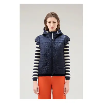 Vesta woolrich pertex padded vest melton blue