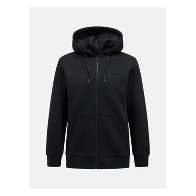 Mikina peak performance m original small logo zip black