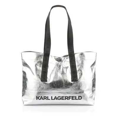 Kabelka karl lagerfeld k/essential coated shopper silver