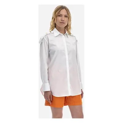 Košile la martina woman shirt l/s poplin optic white