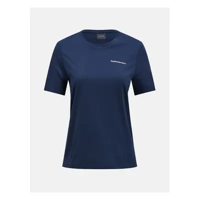 Tričko peak performance w explore logo tee blue shadow