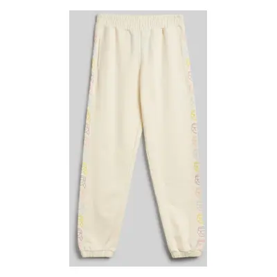 Tepláky karl lagerfeld ikonik 2.0 outline sweatpants off white