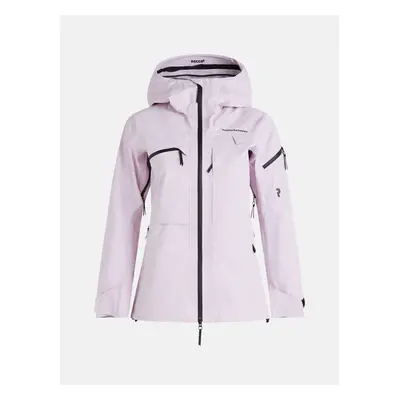 Lyžařská bunda peak performance w alpine gore-tex jacket cold blush