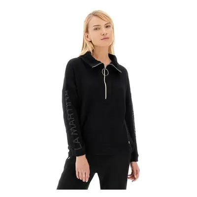 Mikina la martina woman fleece sweater fleece black