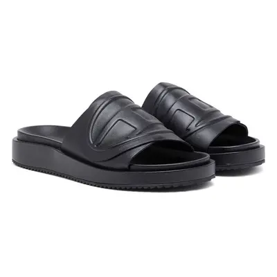 Pantofle diesel oval d sa-slide d oval sandals black