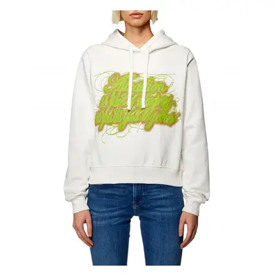 Mikina diesel f-reggy-hood-n3 sweat-shirt off white