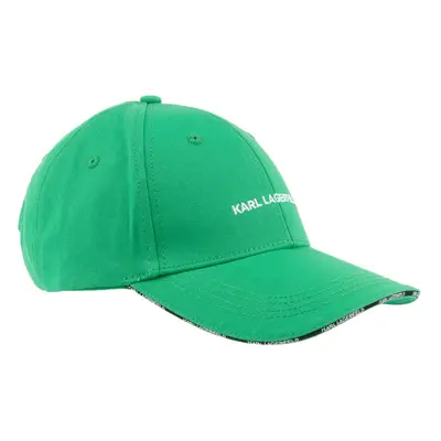 Kšiltovka karl lagerfeld k/essential logo cap deep mint