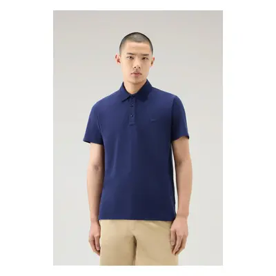 Polokošile woolrich ice cotton polo maritime blue