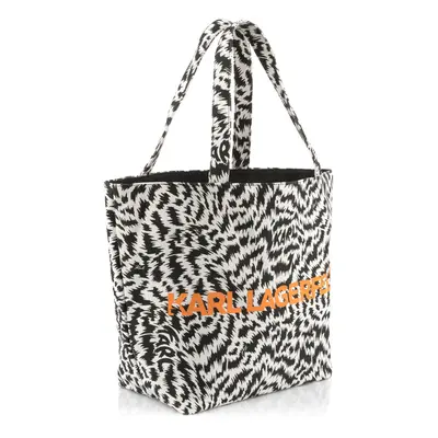 Taška karl lagerfeld k/zebra shopper black/white