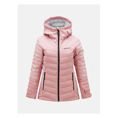 Bunda peak performance w blackfire jacket warm blush/ombre blue