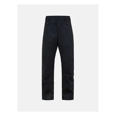 Kalhoty peak performance m maroon pants black/grey melange