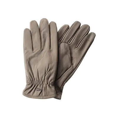 Rukavice camel active leather gloves dark khaki