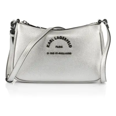 Kabelka karl lagerfeld rsg metal sm zip cb silver